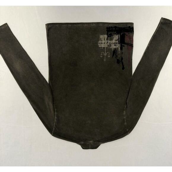 Men’s SCERVINO STREET Turtleneck Cotton Gray Pullover Top Size M Made In Italy - Picture 10 of 13